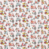 Popelín Algodón Vespas Juvenil - Ribes y Casals