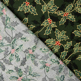 Algodón Navidad Bouquet Muérdago Verde - Ribes y Casals