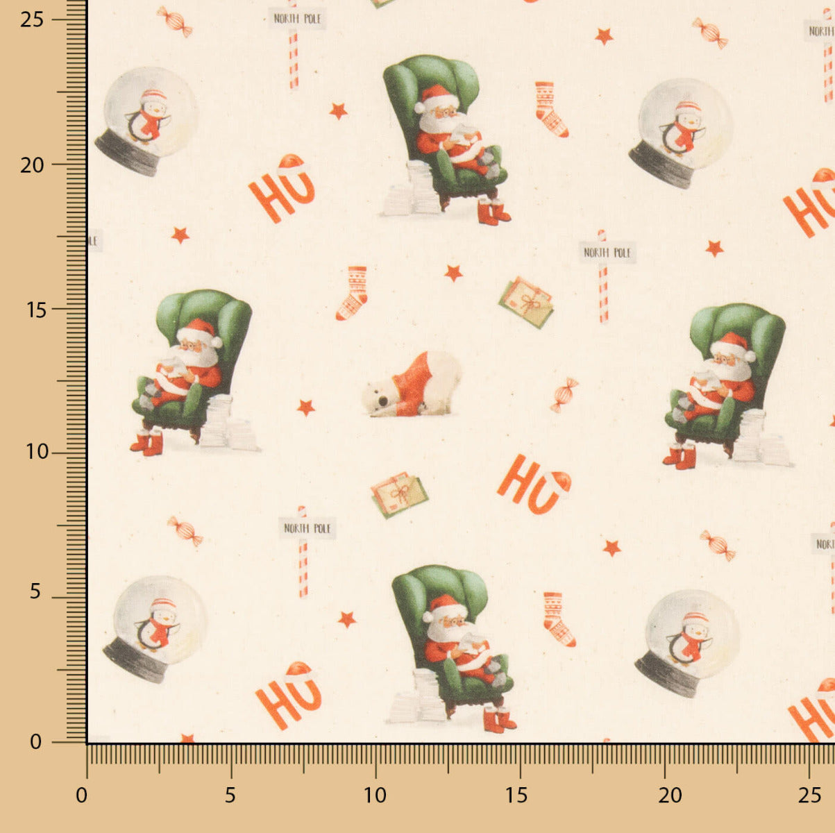 Popelín Algodón Navidad North Pole - Ribes y Casals