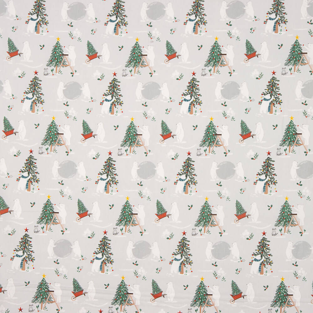 Popelín Algodón Navidad Ositos - Ribes y Casals