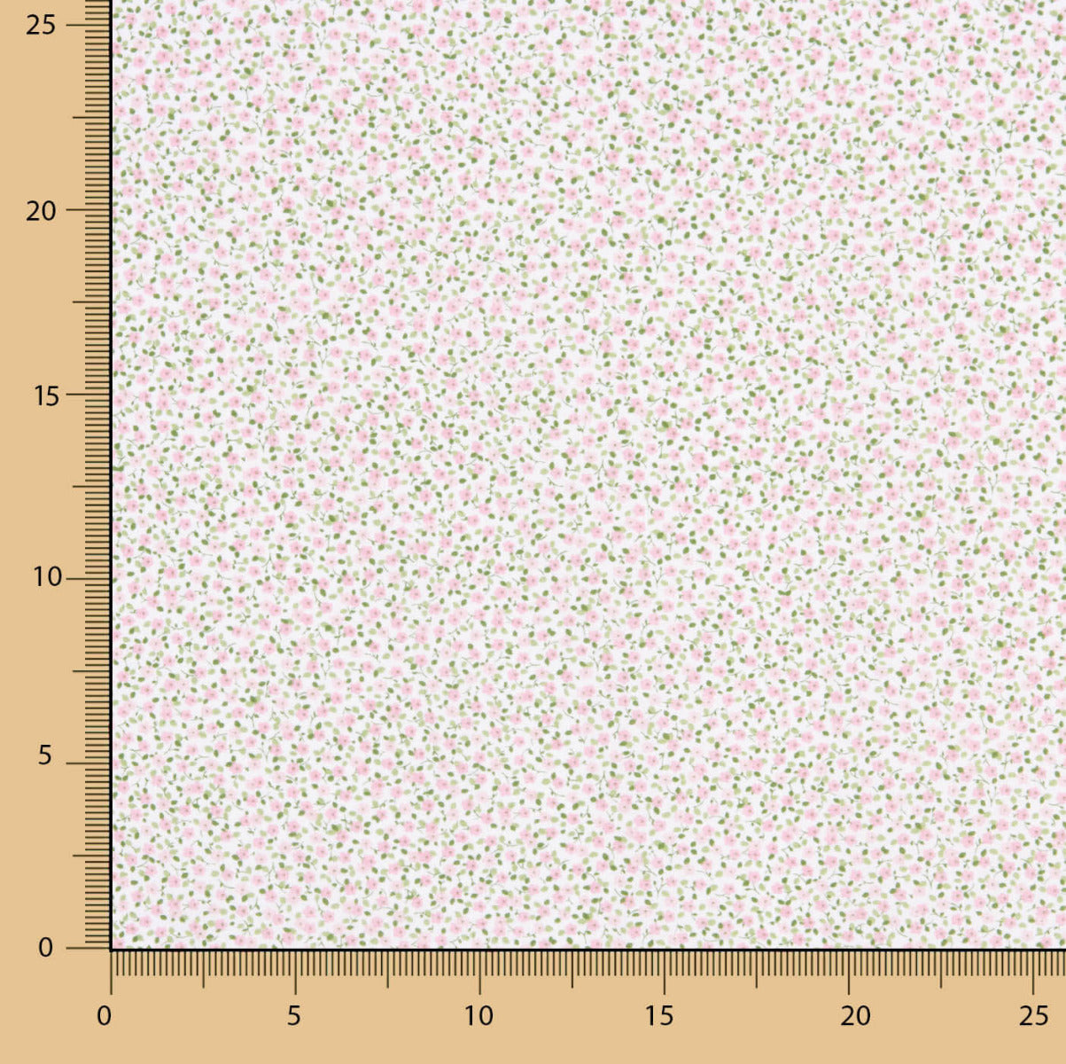 Popelín Algodón Orgánico Infantil Flor Sara - Ribes y Casals