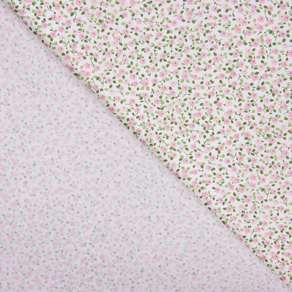 Popelín Algodón Orgánico Infantil Flor Sara - Ribes y Casals