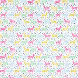 Popelín Algodón Orgánico Infantil Cebras Multicolor - Ribes y Casals