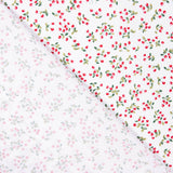 Popelín Algodón Orgánico Infantil Cerezas Mini - Ribes y Casals