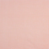 Popelín Algodón Orgánico Infantil Cuadro Pequeño Naranja - Ribes y Casals