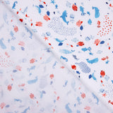 Popelín Algodón Orgánico Infantil Delfines - Ribes y Casals