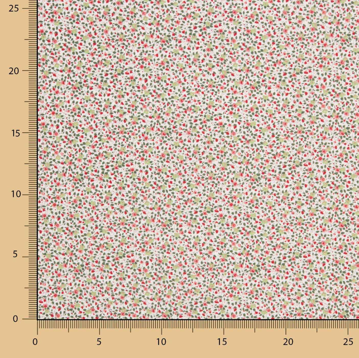 Popelín Algodón Orgánico Infantil Flor Eugenia - Ribes y Casals