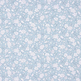 Popelín Algodón Orgánico Infantil Flor Lunar Azul - Ribes y Casals