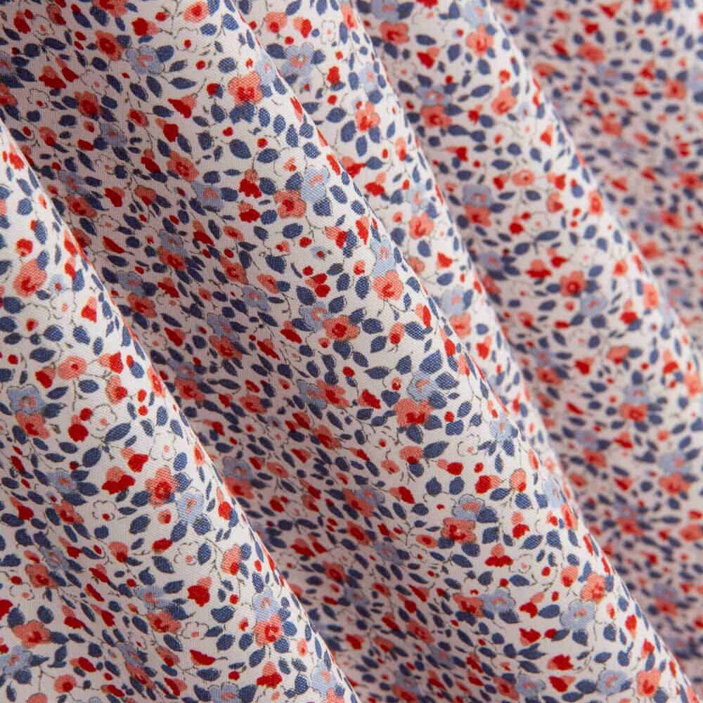 Popelín Algodón Orgánico Infantil Flor Yurena - Ribes y Casals