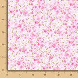 Popelín Algodón Orgánico Infantil Jardín Rosas - Ribes y Casals