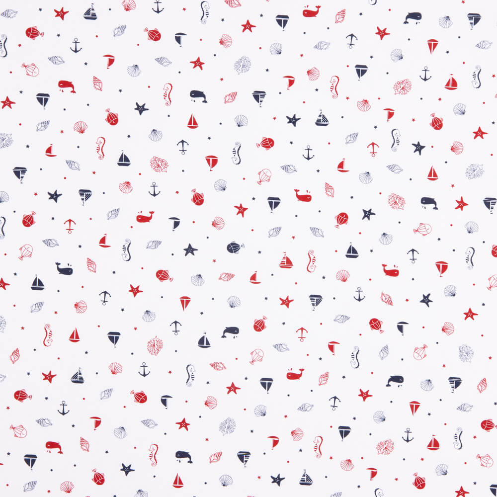 Popelín Algodón Orgánico Infantil Marinero - Ribes y Casals