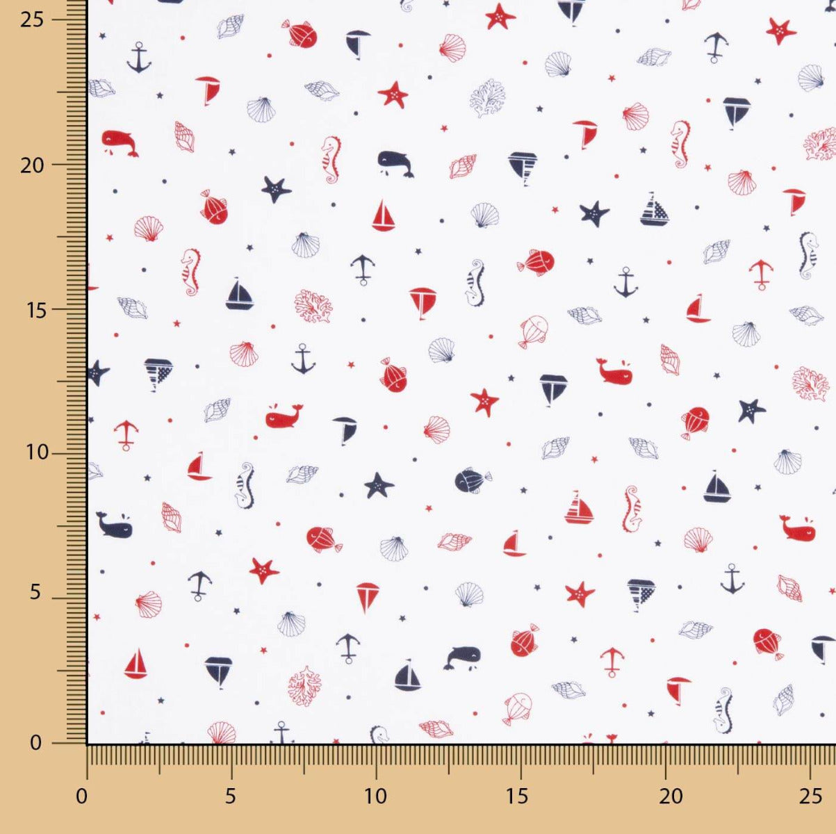 Popelín Algodón Orgánico Infantil Marinero - Ribes y Casals