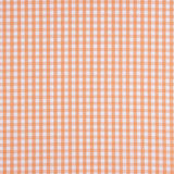 Popelín Algodón Orgánico Infantil Maxi Cuadro Naranja - Ribes y Casals