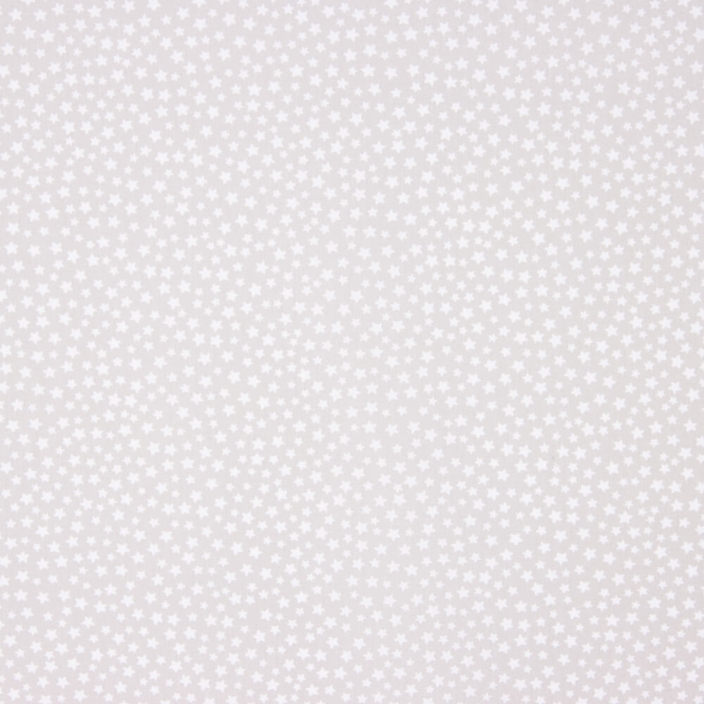 Popelín Algodón Orgánico Infantil Mini Estrella Beige - Ribes y Casals