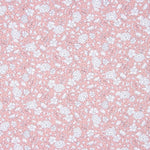 Popelín Algodón Orgánico Infantil Mini Flor Lunar Rosa - Ribes y Casals