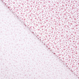 Popelín Algodón Orgánico Infantil Mini Flor Rosa - Ribes y Casals