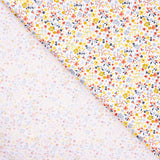 Popelín Algodón Orgánico Infantil Mini Jardín Amarillo - Ribes y Casals