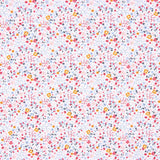 Popelín Algodón Orgánico Infantil Mini Jardín Naranja - Ribes y Casals