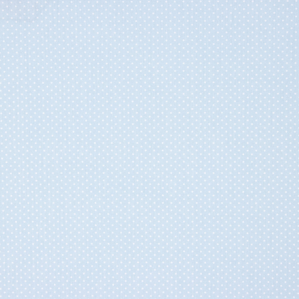 Popelín Algodón Orgánico Infantil Mini Lunar Azul - Ribes y Casals