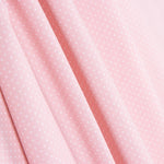 Popelín Algodón Orgánico Infantil Mini Lunar Rosa - Ribes y Casals