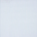 Popelín Algodón Orgánico Infantil Mini Raya Azul - Ribes y Casals