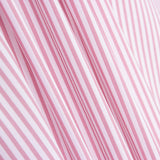 Popelín Algodón Orgánico Infantil Mini Raya Rosa - Ribes y Casals