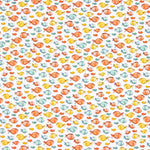 Popelín Algodón Orgánico Infantil Peces Coral - Ribes y Casals