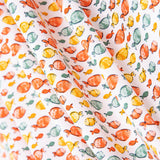 Popelín Algodón Orgánico Infantil Peces Coral - Ribes y Casals