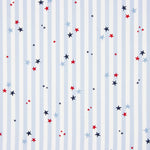 Popelín Algodón Orgánico Infantil Vichy Estrellas - Ribes y Casals