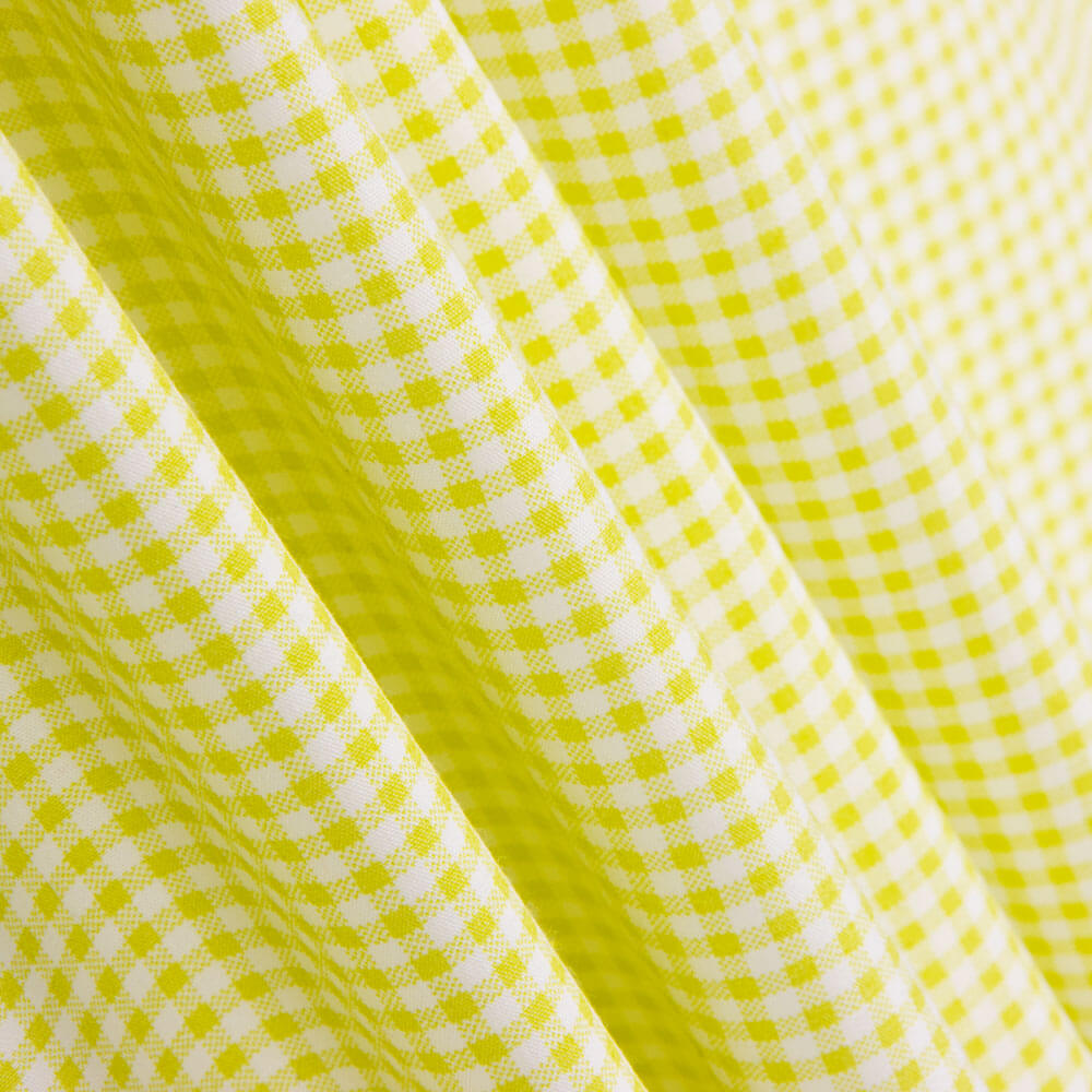 Popelín Algodón Orgánico Infantil Mini Cuadro Lima - Ribes y Casals