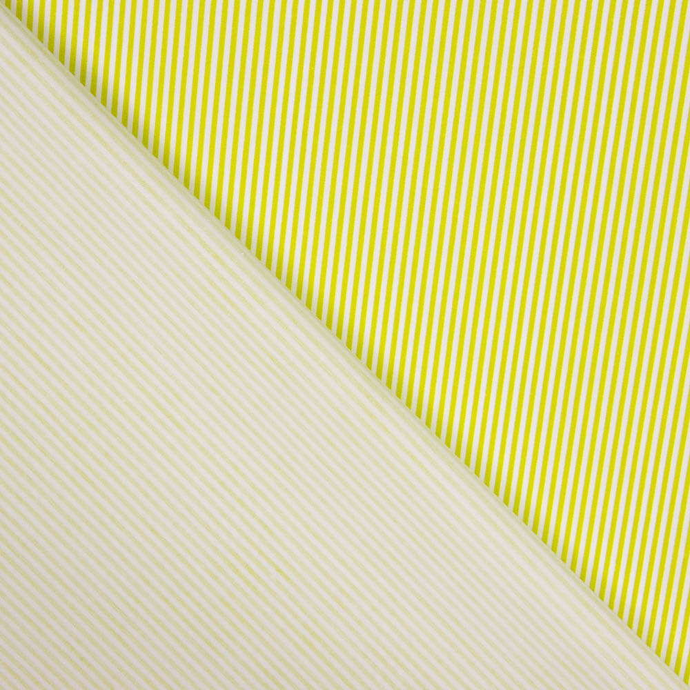 Popelín Algodón Orgánico Infantil Mini Raya Lima - Ribes y Casals