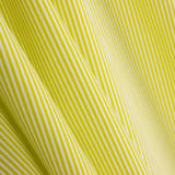 Popelín Algodón Orgánico Infantil Mini Raya Lima - Ribes y Casals