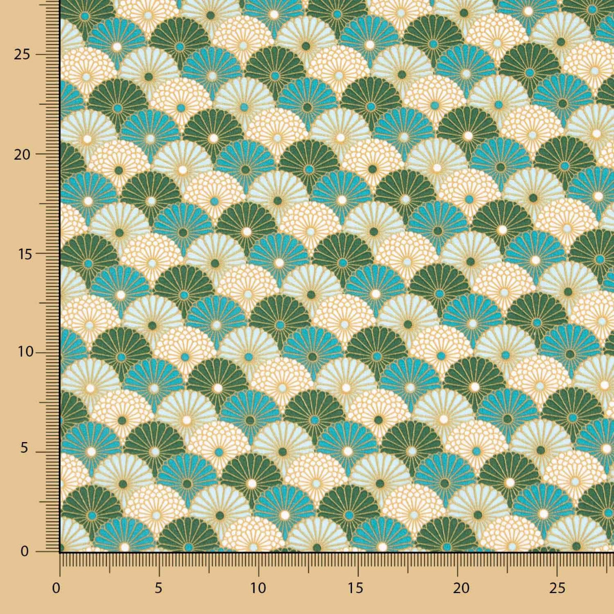 Popelín Algodón Pai Pai Verde Oeko-Tex® - Ribes y Casals