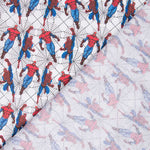 Popelín Algodón Hombre Araña Blanco - Ribes y Casals