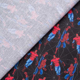 Popelín Algodón Hombre Araña Negro - Ribes y Casals