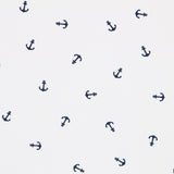 Popelín Anclas Blanco - Ribes y Casals