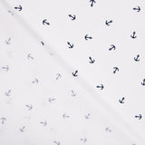 Popelín Anclas Blanco - Ribes y Casals