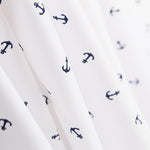 Popelín Anclas Blanco - Ribes y Casals