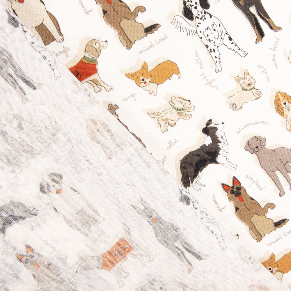 Popelín Algodón Perros - Ribes y Casals