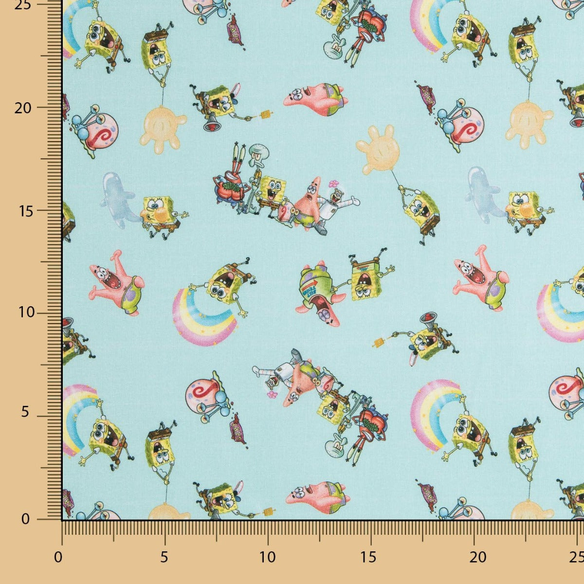 Popelín Bob Esponja Verde - Ribes y Casals