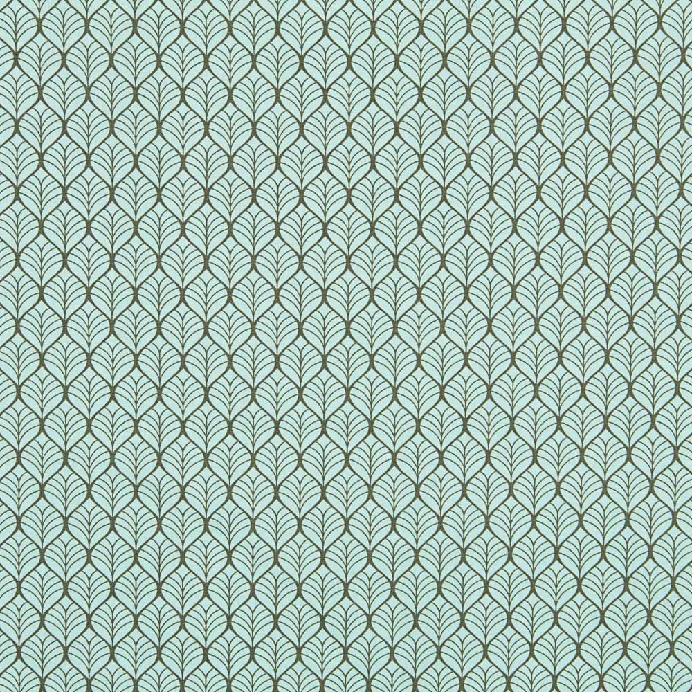 Popelín Botánico Verde Menta - Ribes y Casals