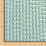 Popelín Botánico Verde Menta - Ribes y Casals