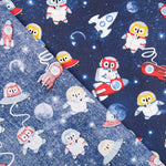 Popelín Buho Astronauta Oeko-Tex® - Ribes y Casals