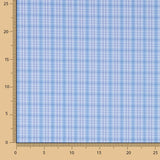 Popelín Camisería Cuadros Azul - Ribes y Casals