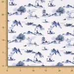 Popelín Camisero Toile Asia - Ribes y Casals