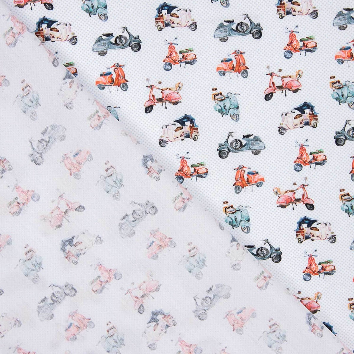 Popelín Camisero Vespas - Ribes y Casals