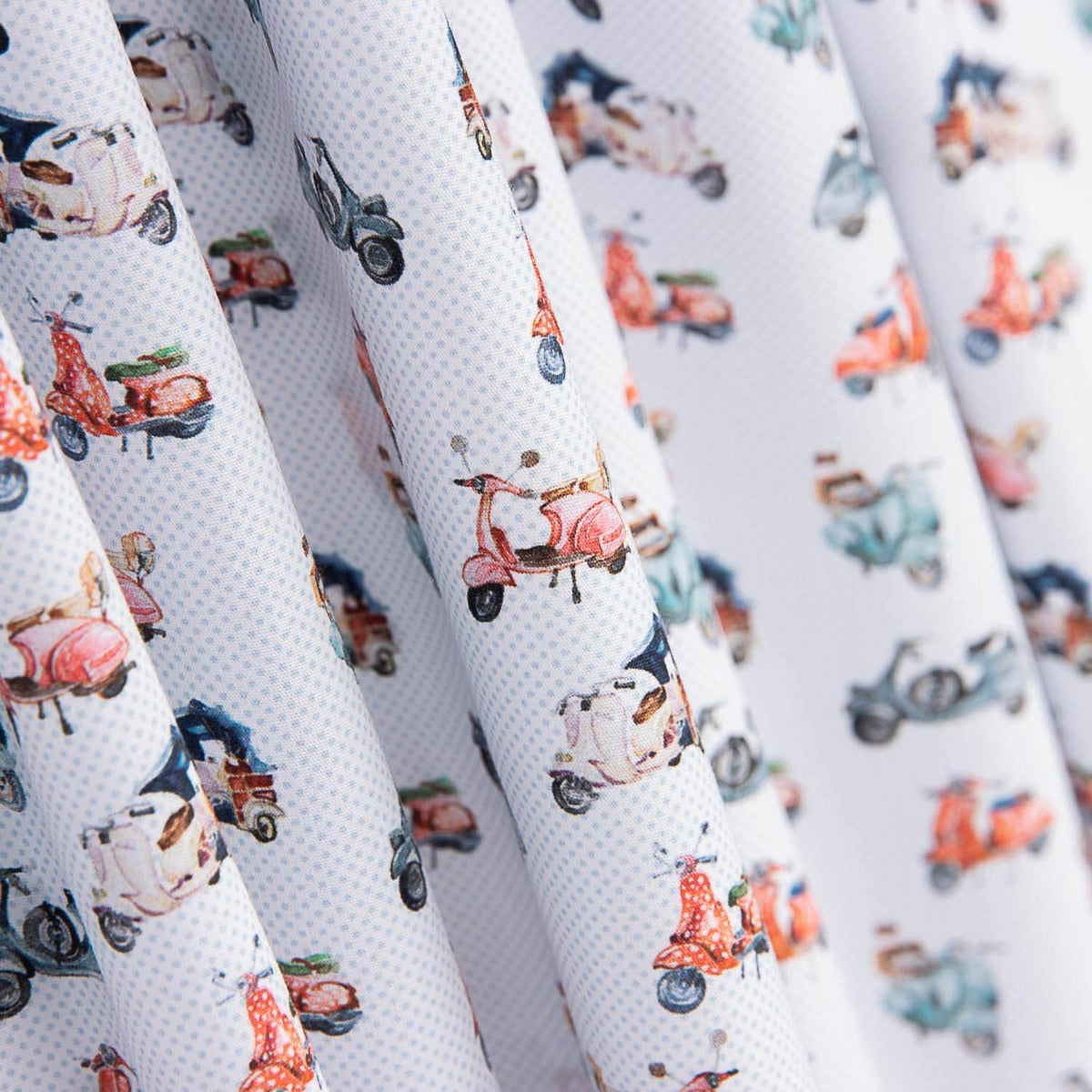 Popelín Camisero Vespas - Ribes y Casals