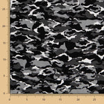 Popelín Camuflaje Gris - Ribes y Casals