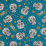 Popelín Catrina Deco Aguamarina - Ribes y Casals