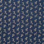 Popelín Cebras Azul - Ribes y Casals